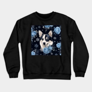 Corgi Pattern Crewneck Sweatshirt